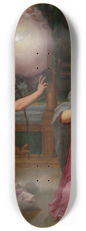 Peter Candid - The Annunciation 8.25 inch art skate deck