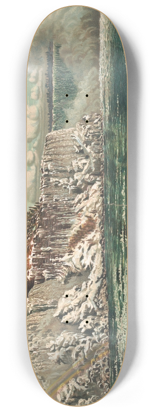 Peter Cauierair - Niagara Falls in winter 8.25 inch art skate deck