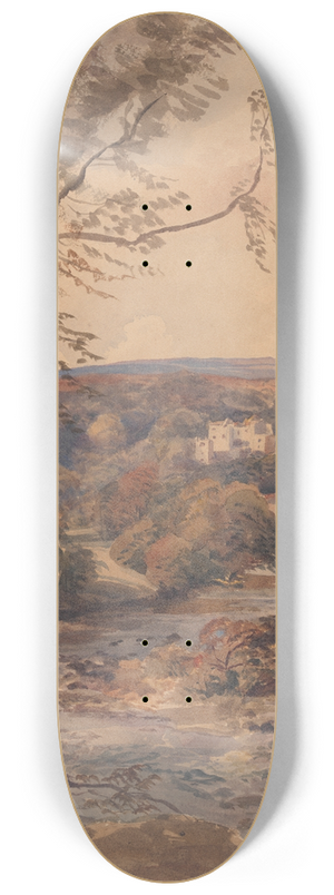 Peter DeWint - Barden Tower, Yorkshire 8.25 inch art skate deck