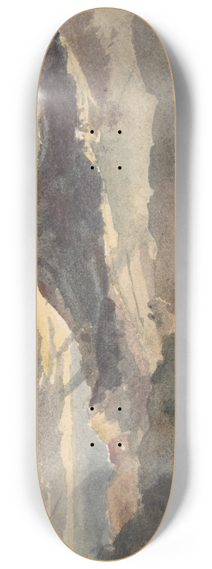 Peter De Wint - Study for The Ferry 8.25 inch art skate deck