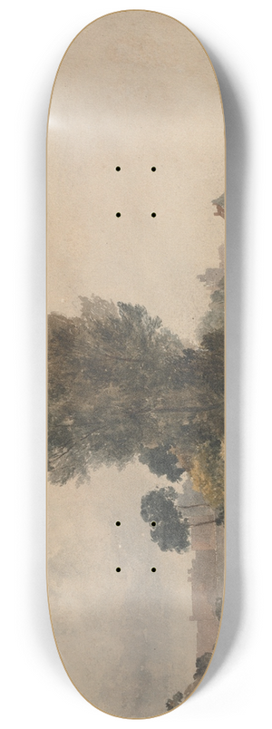 Peter DeWint - Windsor from below the Locks 8.25 inch art skate deck