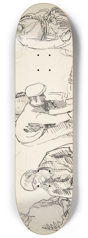 Peter Hansen - Roeoptagere Studieblad 8.25 inch art skate deck