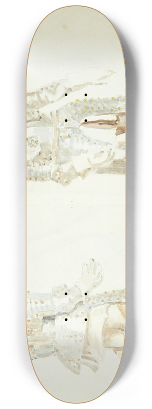 Peter Hansen - Studier af rustninger 8.25 inch art skate deck