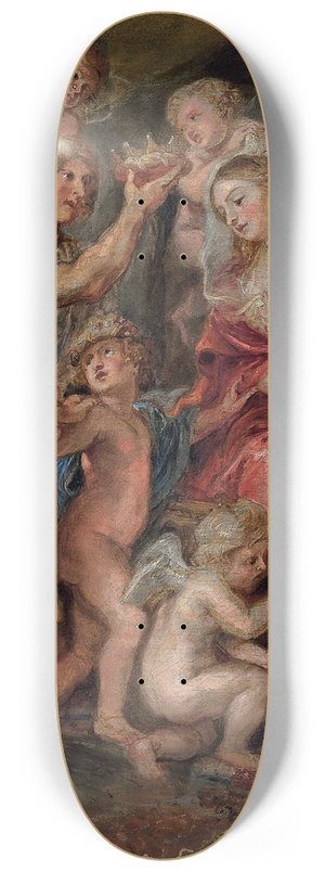 Peter Paul Rubens - Alexander and Roxana 8.25 inch art skate deck
