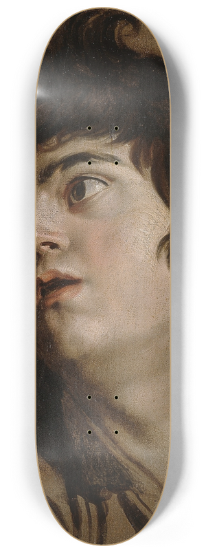 Peter Paul Rubens - Head of a Young Man 8.25 inch art skate deck