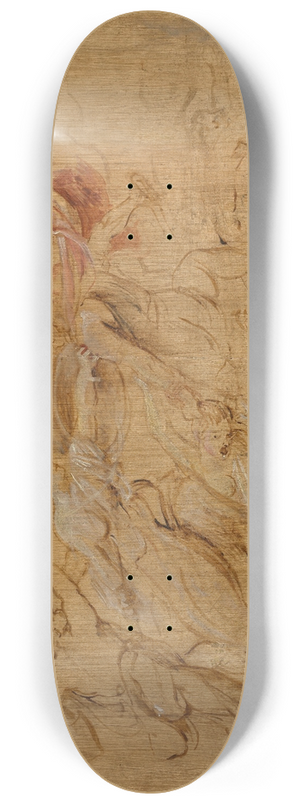 Peter Paul Rubens - Minerva and Hercules Restraining Mars 8.25 inch art skate deck