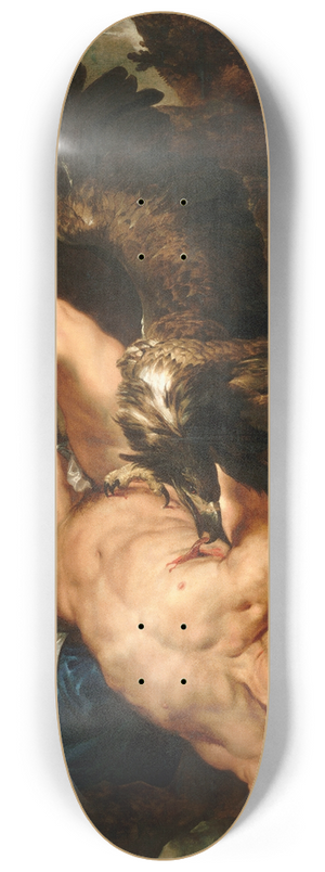 Peter Paul Rubens - Prometheus Bound 8.25 inch art skate deck