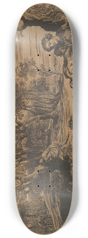 Peter Paul Rubens - Rest on the flight into Egypt 8.25 inch art skate deck