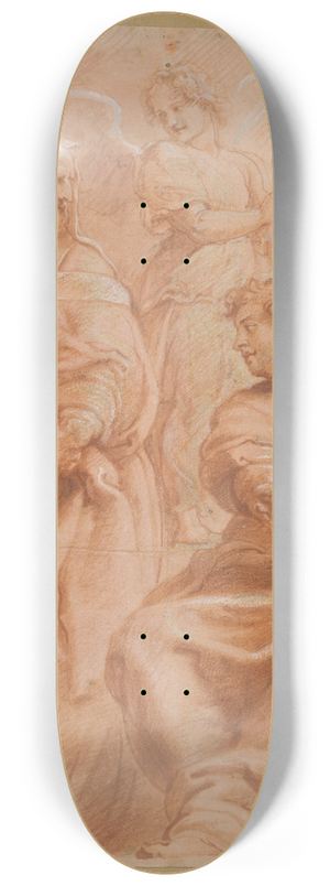 Peter Paul Rubens - The Prophets David and Daniel 8.25 inch art skate deck