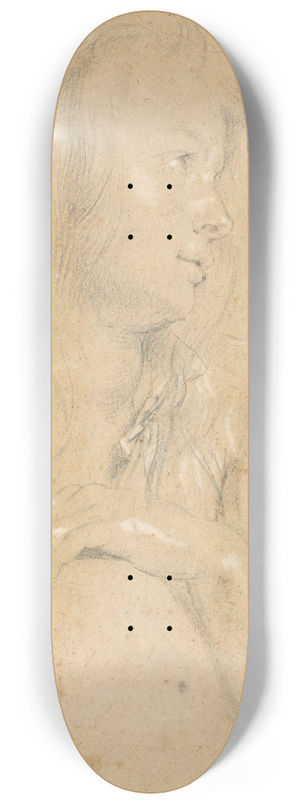Peter Paul Rubens - Young Woman in Profile 8.25 inch art skate deck