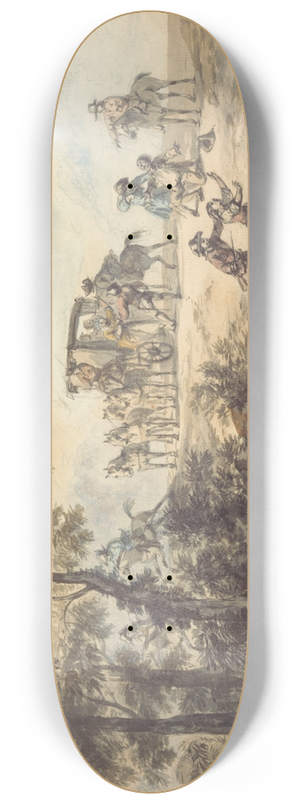 Peter Tillemans - Coach And Highwayman 8.25 inch art skate deck