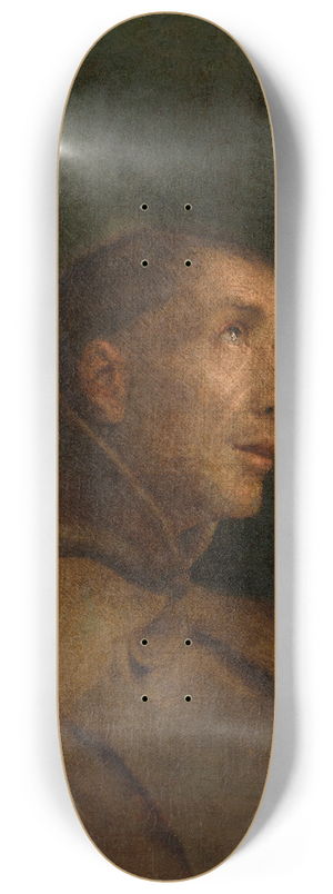 Peter van Lint - A Franciscan Saint 8.25 inch art skate deck