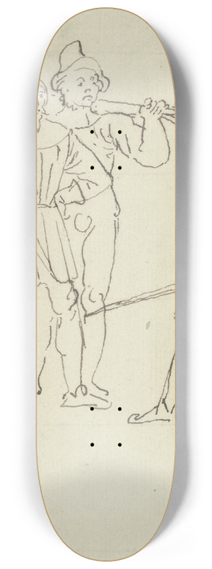 Peter von Cornelius - Gtz von Berlichingen und die Bauern 8.25 inch art skate deck