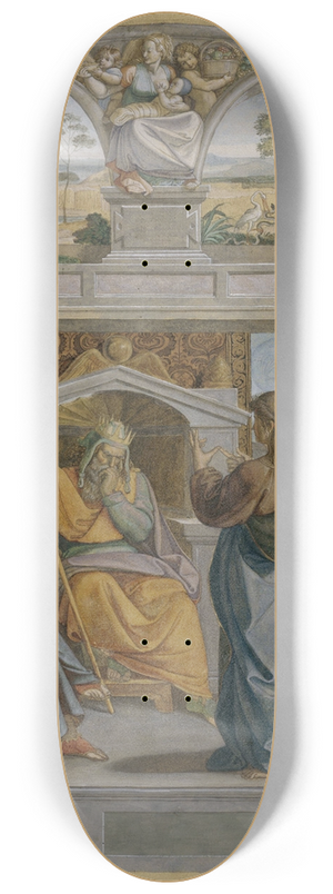 Peter von Cornelius - Joseph interpreting Pharaohs dreams 8.25 inch art skate deck