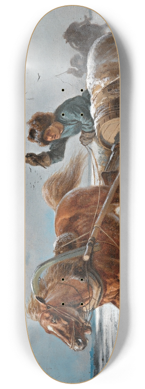 Petr Nikolaevich Gruzinsky - Sleigh Driver 8.25 inch art skate deck