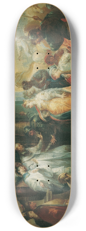 Johann Wolfgang Baumgartner - Die Zurckweisung der Kaiserin Eudoxia durch den heiligen Johannes Chrysostomus 8.25 inch art skate deck