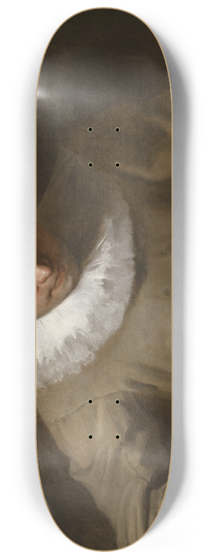 Philippe Mercier - Pierrot Catching a Fly 8.25 inch art skate deck