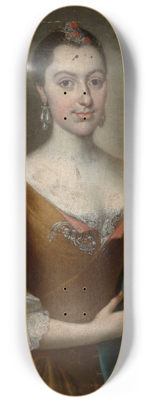 Philipp Heinrich Kisling - Bildnis der Stiefmutter des Knstlers 8.25 inch art skate deck