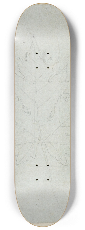Philipp Otto Runge - Maple leaf 8.25 inch art skate deck