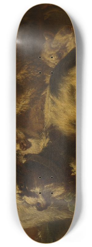 Philipp Peter Roos - Gruppe von Ziegen und Schafe 8.25 inch art skate deck