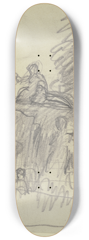 Philipp Rumpf - Figuren in einer Landschaft 8.25 inch art skate deck