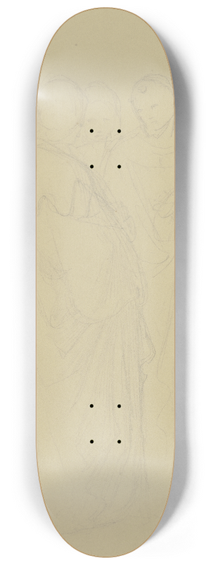 Philipp Veit - Four clergymen 8.25 inch art skate deck