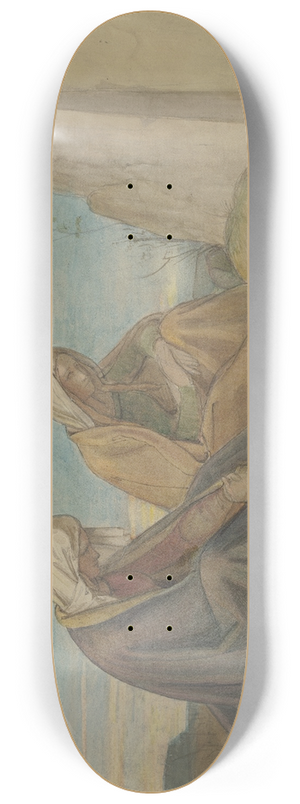 Philipp Veit - The two Marys at the grave 8.25 inch art skate deck