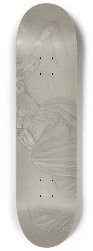 Philipp Winterwerb - Studienblatt; Schlafendes Mdchen. 8.25 inch art skate deck