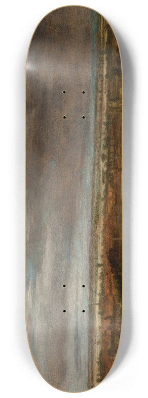 Philips Koninck - Panoramic Landscape with a Village 8.25 inch art skate deck