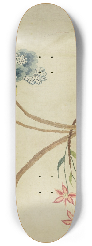 Phyllis Dorr - Crewel Embroidery 8.25 inch art skate deck