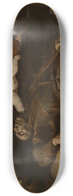 Pier Francesco Mazzucchelli - Saint Francis Comforted by an Angel 8.25 inch art skate deck