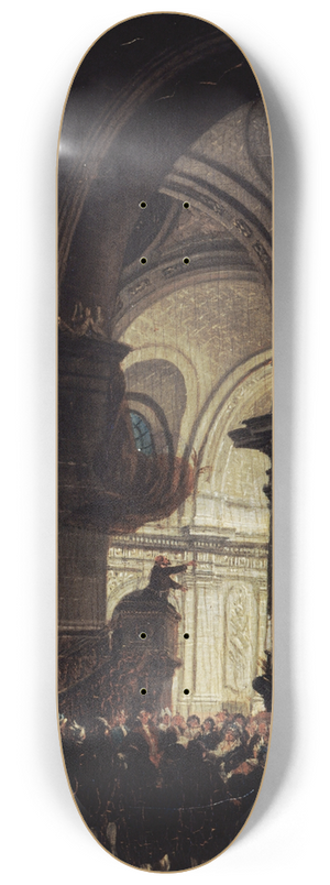 Pierre-Antoine Demachy - Sermon Dun Capucin Dans Lglise Saint-Roch 8.25 inch art skate deck