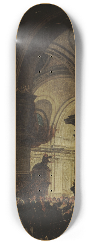 Pierre-Antoine Demachy - Sermon dun capucin dans lglise Saint-Roch 8.25 inch art skate deck