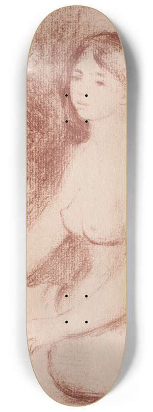 Pierre-Auguste Renoir - Baigneuse assise 8.25 inch art skate deck