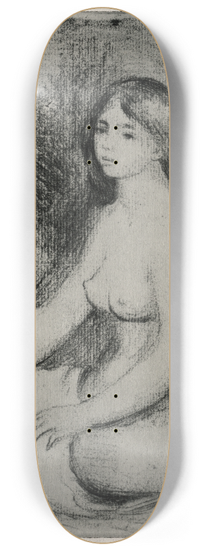 Pierre-Auguste Renoir - Baigneuse assise 8.25 inch art skate deck