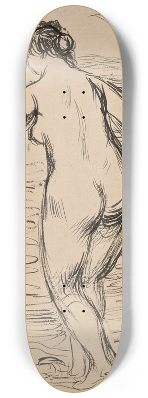 Pierre-Auguste Renoir - Baigneuse 8.25 inch art skate deck