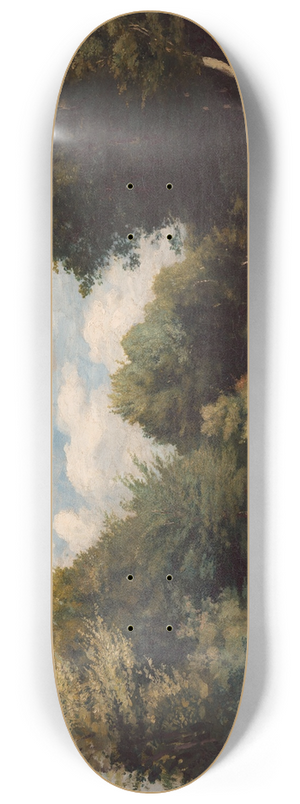 Pierre-Auguste Renoir - Clearing in the Woods 8.25 inch art skate deck