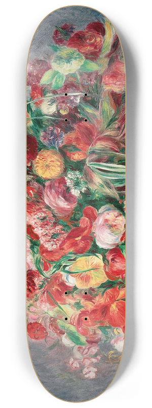 Pierre-Auguste Renoir - Corbeille de fleurs 8.25 inch art skate deck