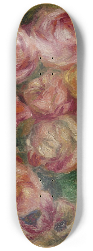 Pierre-Auguste Renoir - Jet de roses 8.25 inch art skate deck