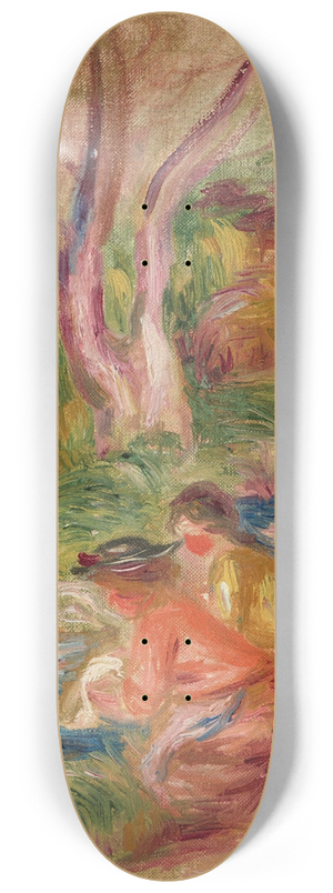Pierre-Auguste Renoir - Les Laveuses 8.25 inch art skate deck