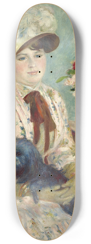 Pierre-Auguste Renoir - Mlle Charlotte Berthier 8.25 inch art skate deck