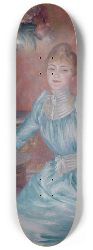 Pierre-Auguste Renoir - Portrait de Madame de Bonnires 8.25 inch art skate deck
