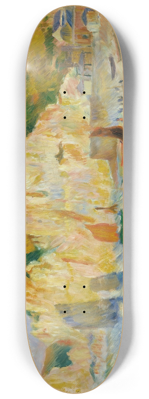 Pierre-Auguste Renoir - Sea and Cliffs 8.25 inch art skate deck