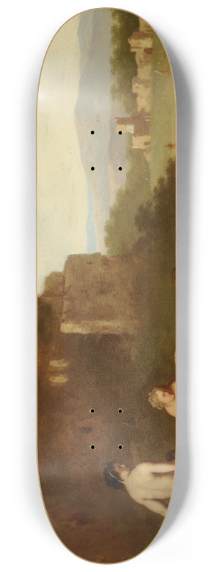 Johan Van Haensbergen - Nymphs Bathing 8.25 inch art skate deck