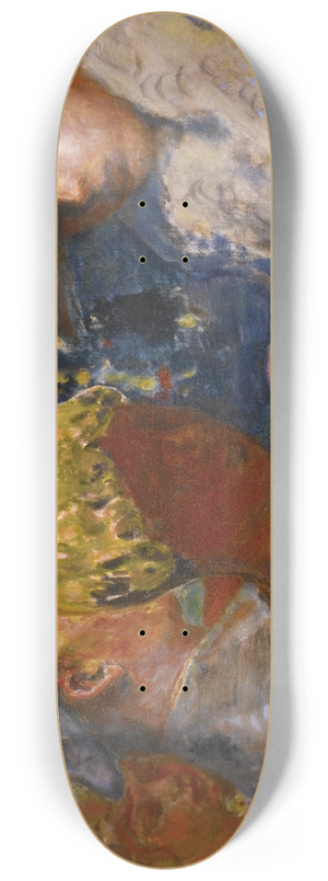 Pierre Bonnard - Cinq personnages 8.25 inch art skate deck
