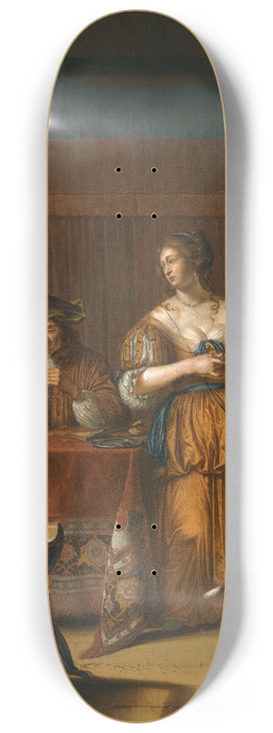 Johan Van Haensbergen - The Money Changer 8.25 inch art skate deck