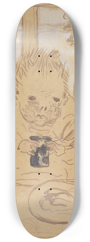 Pierre Bonnard - Mutter und Kind 8.25 inch art skate deck