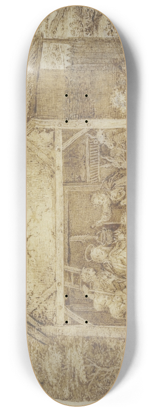 Johan Wierix - The Nativity 8.25 inch art skate deck Johan Wierix - The Nativity 8.25 inch art skate deck