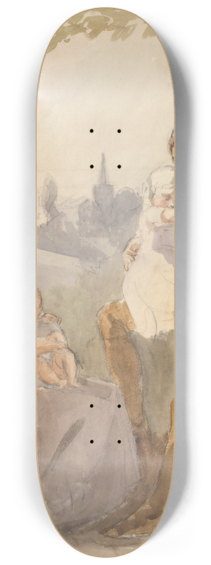 John Absolon - Family Group 8.25 inch art skate deck