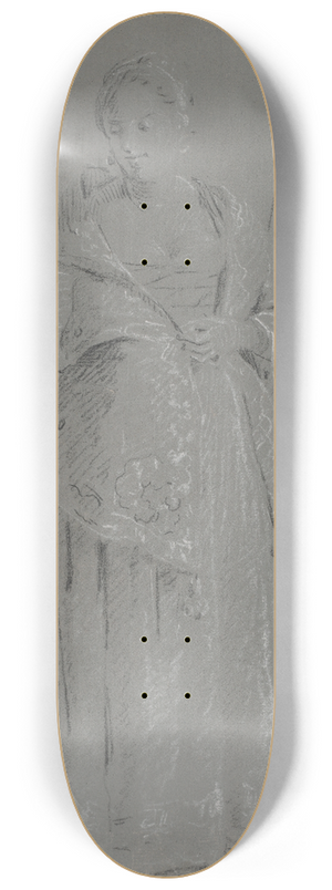 Pierre-Jacques Volaire - Three Figures 8.25 inch art skate deck